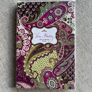 Vera Bradley Paisley Notepad Set in Pink and Green